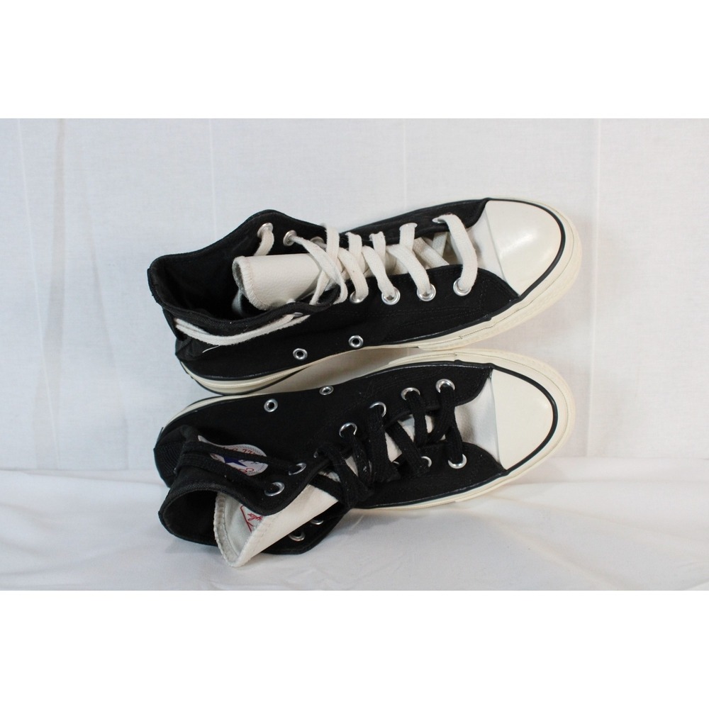 Converse Fear of God Essentials Chuck 70 Hi Black White Mens 5.5 Womens 7.5 - Picture 3 of 13